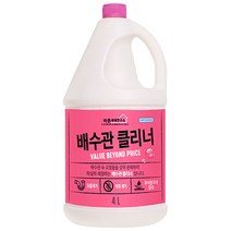 [ 무궁화 ] 바른세제연구소 배수관 클리너 4L / 막힌 곳을 시원하게 뻥~, 1개