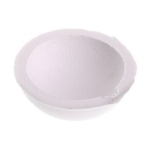 백금은과 금을위한 100 그램 세라믹 녹는 도가니 쿼츠 그릇, 하얀색