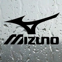 미즈노 로고 스티커 MIZUNO 야구헬멧 데칼 스티커 01 S, 미즈노01, L, 실버