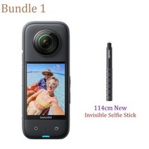 Insta360 X3 액션 카메라 5.7K 비디오 10M 방수 플로우 스테이트 안정화 Insta 360 ONE X 3 스포츠, [01] Without SD Card, [02] Bundle 1