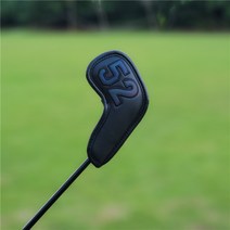 골프 웨지 샌드 각도 48 50 52 54 56 58 60 헤드커버 1개, 흑/그라데이션 52도자석