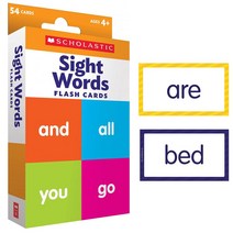 사이트 워드 프레쉬카드 영어 단어 Flash Cards Sight Words Scholastic 미국 초등학교 유치원 스콜라스틱