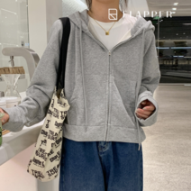플래퍼 FLAPPER (77까지)베이직심플후드집업_FB3SHZ002C