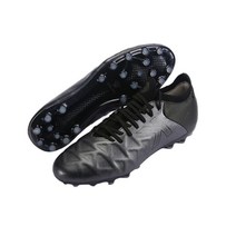 KELME 남성용 축구화 MG 신발 종아리 피부 야외 인공 잔디 미끄럼 방지 쿠션 경기 훈련 스니커즈 블랙., Black
