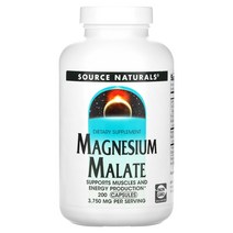 소스 내추럴스 마그네슘 말레이트 3 750mg 캡슐 200정
