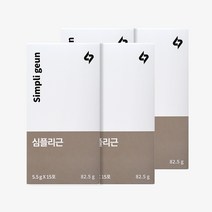심플리케어 심플리근 근육관리 핵심 4대 원료 류신 단백질 글루타민 로이신근합성, 4개, 82.5g