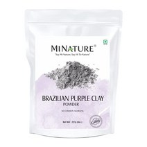 Minature 자연에 의해 브라질 보라색 점토 227g 페이셜 클렌징 마스크