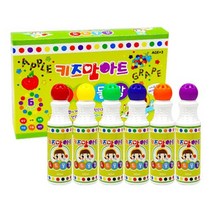 할인존R3ds23 Diome 도트물감 6색 레인보우 세트and컬러링북 물감 유아물감 물감놀이 도트물감 키즈맘아트