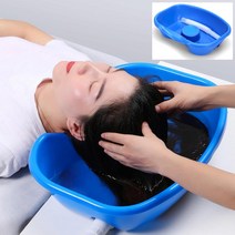 DD-11595 요양원 환자 미용실 누워서 쌍수 간이 머리 감기 세발기 이동식 샴푸대, 상세페이지 참조