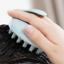 두피자극 실리콘 샴푸브러쉬 빗 머리브러쉬 헤어, 1개