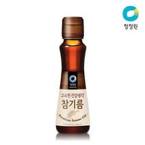 청정원 청정원 고소한 건강생각 참기름 160ml, 단일옵션