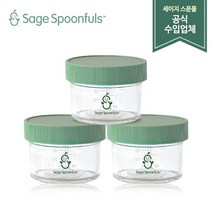 [세이지 스푼풀] [세이지스푼풀]NEW 유리 120ml 3P/유리 이유식용기/이유식식기/이, 선택:NEW 유리 120ml 3P