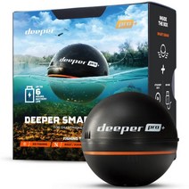 Deeper PRO+ 스마트 캐스터블 음파 피쉬파인더 어군 탐지기 GPS, 딥 프로+