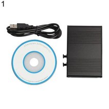 USB 6채널 5.1 서라운드 외부 사운드 카드 PC 노트북 데스크탑 태블릿 오디오 광학 어댑터, 검은색