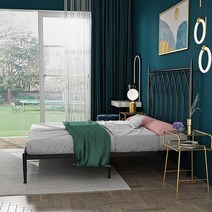 침대프레임 철제침대 골드프레임 북유럽풍침대 모던침대프레임 핀란드침대 벤치형침대 스칸디아침대, 1000mmx2000mm 옵션8