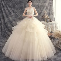 셀프 웨딩 드레스 피로연 원피스 브라이덜샤워 돌잔치 이브닝 여성 메인 2022 새 여름 작은 2021 한 단 깨, 흰색 H2 - 하이 웨이스트 임신 - 대여, 2xl