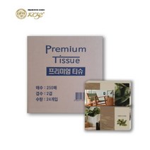 장미화장지 각티슈 (18cm X 20cm / 230매 X 24개입) 1box