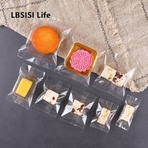 과자봉지 비닐 PVC필름 접착기 실링기 가정용 업소용 밀봉기 두꺼운 투명 쿠키 캔디 핫 인감 가방 케이크 누가 패키지 크랜베리 ​​기계 밀봉 포장, 50개 15x19cm