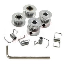 5M GT2 6mm 개방형 동기 타이밍 벨트 20 톱니 풀리 아이들러 렌치 텐셔너 비틀림 스프링 3D 프린터 부품, 한개옵션0