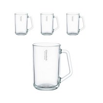 글라스락 내열 강화유리 이지그립 머그컵 480ml, 투명, 1개