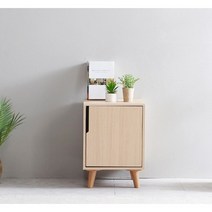 미니멀 원목 소형 수납장(40cm 6컬러) 정리장 가구 빌라 나무 큰방 안방, 화이트