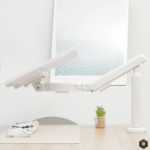 엔산마운트 OL-16 모니터암 24인치 27인치 32인치 모니터 거치대, 화이트(OLW-16), 1개