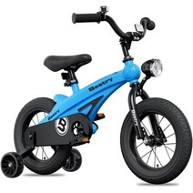 Bestry 유아 및 어린이용 자전거 2-7세 마그네슘 합금 자전거(헤드라이트 보조 바퀴, Blue, 12