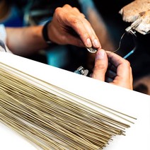 용접봉 스텐용접봉 티그 골드 솔더 브레이징로드 금속 납땜 와이어 구리 전극 용접 와이어, 50cm 1.0mm