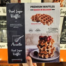 WK 벨기에 와플 990G (55G X 18개) 코스트코 냉동 와플 베이커리 디저트 아이들간식 추천, 55g