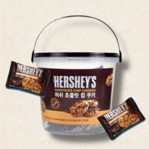 허쉬 낱개포장 달콤한 초콜릿칩 쿠키 1통, 초콜릿칩 쿠키 480g / (대형통)