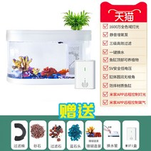 가정용 물고기 탱크 투명 금붕어 거실 어항 미니어항, I. 스마트 와이파이 세트  + 패키지 6