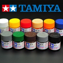 타미야 아크릴 도료 모음 TAMIYA 프라모델 건담도색 건프라 밀리터리, 아크릴 XF-2 플랫 화이트