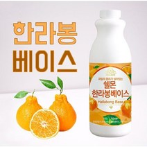 프르츠피아 한라봉농축액 원액 베이스 1kg 25잔 시럽 까페쥬스 사무실음료 과일 에이드
