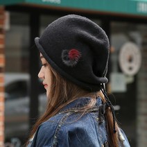 비니 밍크 울 니트 여성모자 가을 겨울 방한 헤어두건 여자 버킷햇 트리플밍크비니 (7컬러) 판매자/색상이름 확인!!