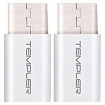 템플러 USB C타입 젠더 TEM-GC-5P, 화이트, 2개