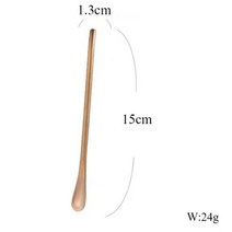 짧은/긴 손잡이가 있는 스테인리스 스틸 스터어 바 미러 커피 스트리링 스푼 골드 실버 음주 액세서리 숟가락 테이블스푼, AMJ