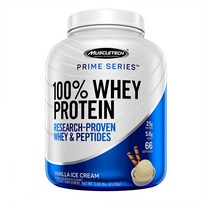 MuscleTech Prime Series 100% Whey Protein 머슬테크 웨이 프로틴 파우더 바닐라아이스크림맛 2.27kg, 1개