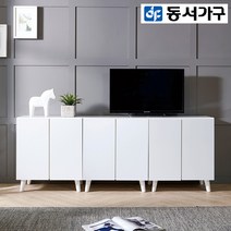 동서가구 디노 1800 높은 수납거실장B DF917155-2, 그레이