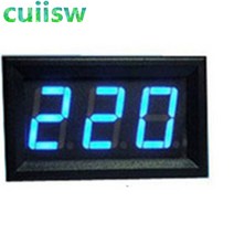 AC 30-500v 0.56 led 디지털 전압계 전압계 volt instrument tool 2 전선 red green blue display 110v 220v diy 0.56, 파란색