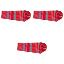 GHSHOP 옥외 공원을 위한 3개의 PC 항공 공항 Windsock 바람 방향 양말 부대, 설명한대로, 옥스포드 천, 빨간색