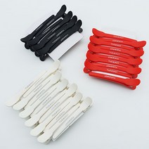 악어 커트 핀셋 미용실 집게핀 옆머리 컷트 셀프 헤어컷 드라이 미용사 재료 헤어 이발 미용 실기 셋팅 집게 기구 도구 세트 머리 고정 대형