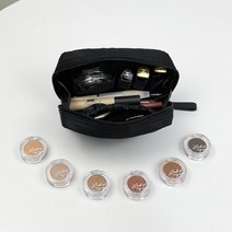 뷰티퍼 방수되는 사각 화장품파우치 메이크업 가방 여행용 이너백 백인백 생리대 핸드폰 브러쉬