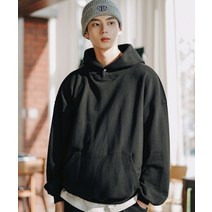 JEMUT 베이스 오버핏 후드 6종 블랙 KJHD2434 Base Overfit Hood Black