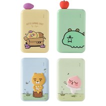 [찬지림몰] 카카오프렌즈 고속충전 보조배터리 춘식이 죠르디 라이언 어피치