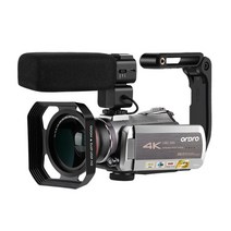유튜버촬영장비 비디오 레코더 캠코더 Ordro AZ50 4K 30FPS 풀 HD IR 야간 투시경 YouTube 블로깅 디지털 카메라 전문가 블로거 용, 번들 A, 협동사