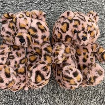 곰발바닥 캠핑겨울발난로 실내화 슬리퍼 홈웨어 털 발난로 발쿠션 남녀공용 털실내화 거실화 방한화 실내화 Furry 캐릭터 신발 여자 소프트 스케이트 방지화 보온 털실 실내 스케