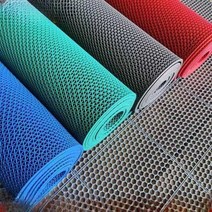 미끄럼 방지 고무 매트 롤 주방 욕실 패드, 블루(5mm 두께) 폭 0.9m x 길이20m