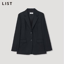 LIST_02 [리스트 신상] 헤링본 투버튼 재킷_TWSJKL70050_BK