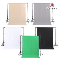 대한 촬영용 배경천 크로마키 흰천, 2m x 3m 폴리천 화이트