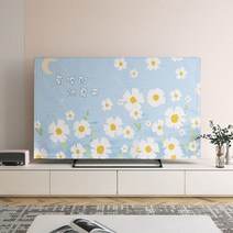 티비가리개 커버 GoodTop-LCD TV 평면 곡면 모니터 보호 커버 55 인치 수직 먼지 장식, 13 09_03 42inch(100x59cm)